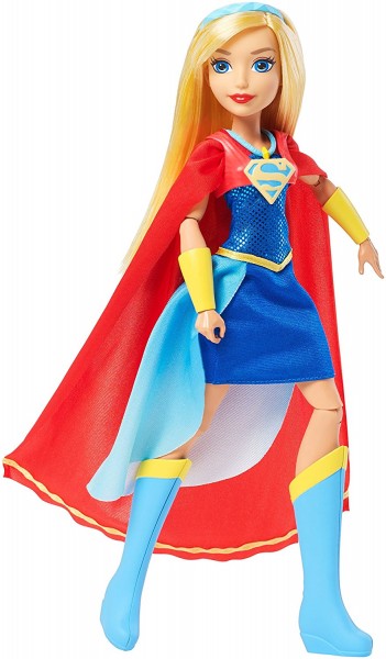 Mattel DC Super Heroes Lalka Premium z Peleryną Supergirl FCD31 FCD33