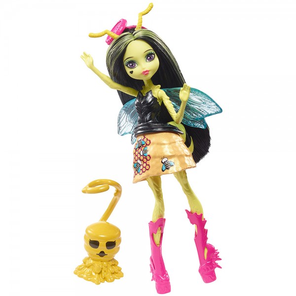 Mattel Monster High Skrzydlate Upiorki Mała Lalka Pszczoła Beetrice FCV47 FCV49