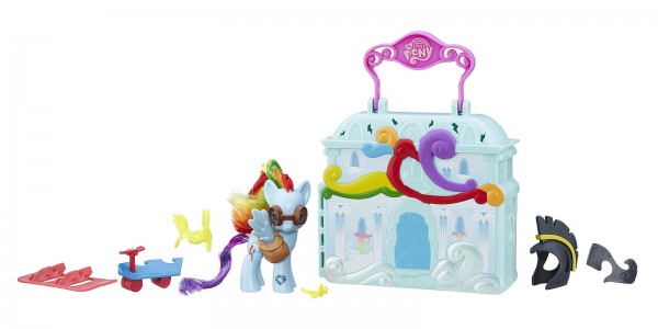 Hasbro My Little Pony Kucykowe Opowieści Domek w Chmurach Rainbow Dash B3604 B8074