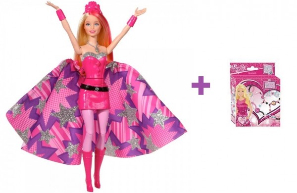 Mattel Barbie Super Księżniczka Filmowa (CDY61) + Biżuteria DNJ05