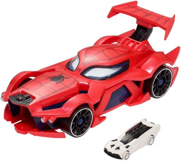 Mattel Hot Wheels Spiderman Samochód Wyrzutnia FGL45