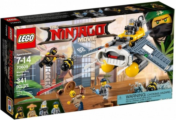 Lego Ninjago Bombowiec Manta Ray 70609