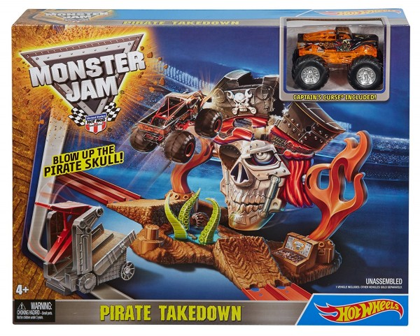 Mattel Hot Wheels Monster Jam Zestaw Piracki DJK63