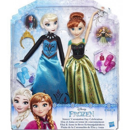 Hasbro Frozen Kraina Lodu Dzień Koronacji Anna i Elsa B6172