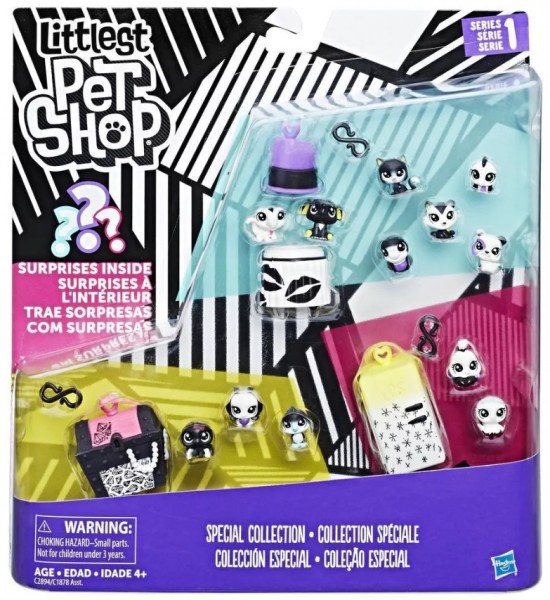 Hasbro Littlest Pet Shop Black&White Zestaw 13 Zwierzaków C1878 C2894