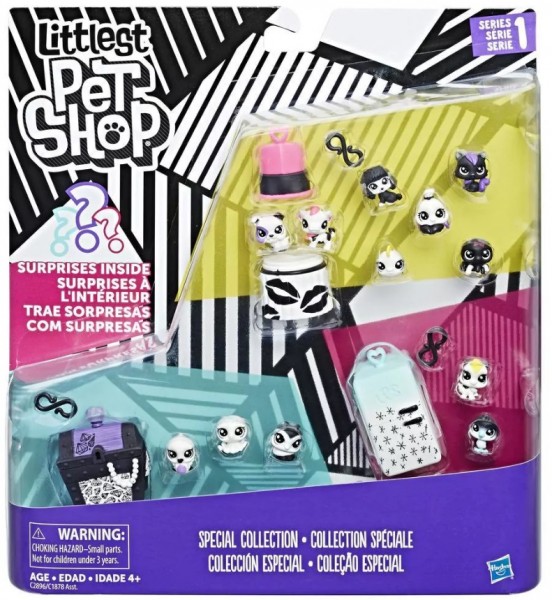 Hasbro Littlest Pet Shop Black&White Zestaw 13 Zwierzaków C1878 C2896