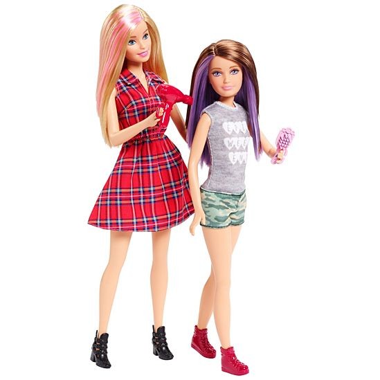 Mattel Barbie Siostry Dwupak Barbie i Skipper DGX43 DGX42