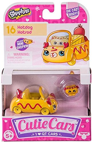 Formatex Shopkins Cutie Cars Autosłodziaki Autko + Shopkin Hotdog Hotrod FOR56742
