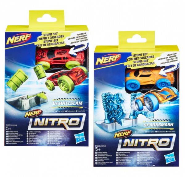 Hasbro Nerf Nitro Samochodzik z Przeszkodą E0153
