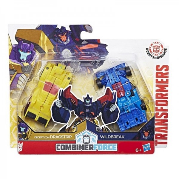 Hasbro Transformers RID Crash Combiner Dragstrip & Wildbreak C0628 C2342