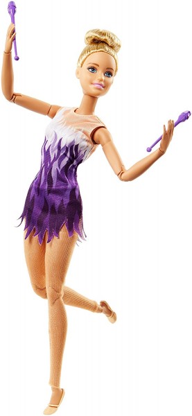 Mattel Barbie Made to Move Sportowa Gimnastyczka DVF68 FJB18