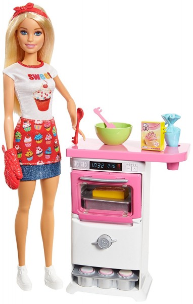 Mattel Barbie Zestaw Domowe Wypieki z Lalką FHP57