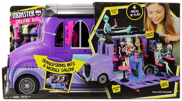 Mattel Monster High Autobus Szkolny Kamper Monster SPA FCV63