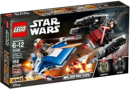 Lego Star Wars TM A-Wing kontra TIE Silencer 75196