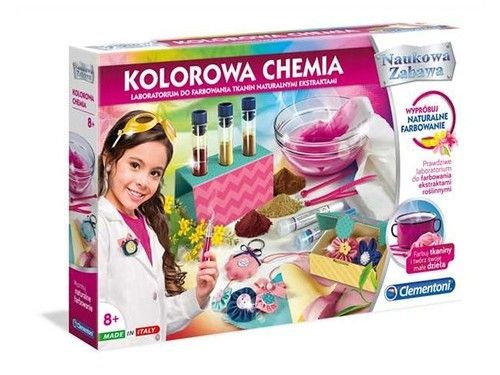 Clementoni Naukowa zabawa Kolorowa chemia 50518