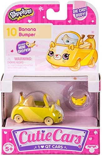 Formatex Shopkins Cutie Cars Autosłodziaki Autko + Shopkin Banana Bumper 56718
