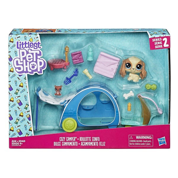 Hasbro Littlest Pet Shop Zwierzakowe Miejsca Kamping E0393 E2103