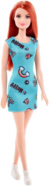 Mattel Barbie Szykowna w Turkusowej Sukience T7439 FJF18