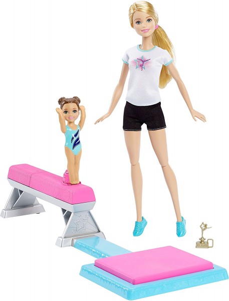Mattel Barbie Trenerka Gimnastyki Gimnastyczka DMC37