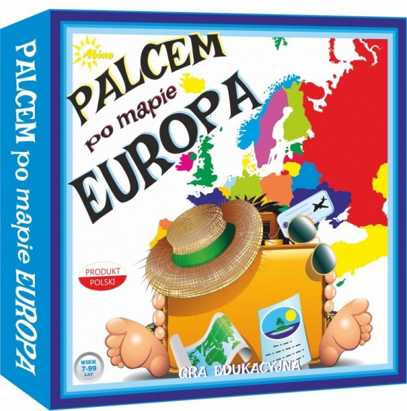 Abino Gra Palcem po mapie - Europa 245434