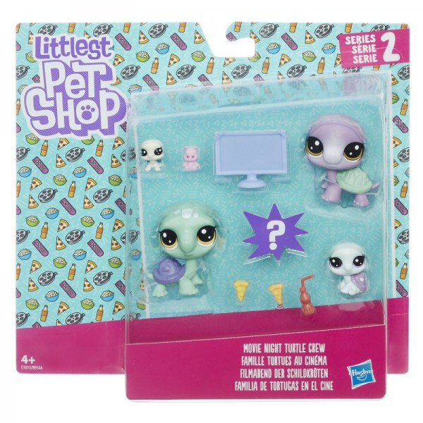 Hasbro Littlest Pet Shop Rodzina Zwierzaków Żółwie B9346 E1013