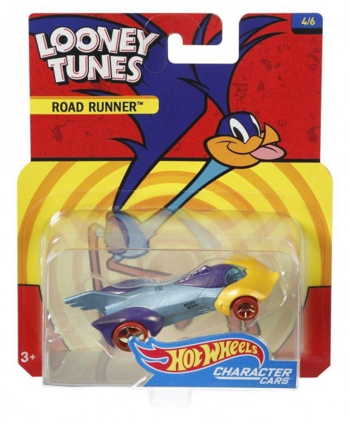 Mattel Hot Wheels Autko Looney Tunes Struś Pędziwiatr DMH73 DXT12