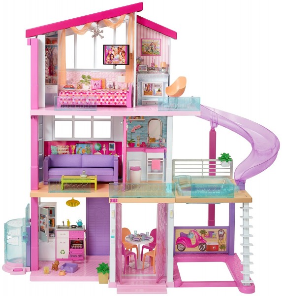 Mattel Barbie Idealny Domek dla Lalek Światło Dźwięk FHY73