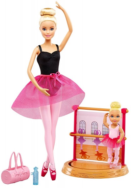 Mattel Barbie Zestaw Sportowy 2-pak Baletnice DVG13 DXC93