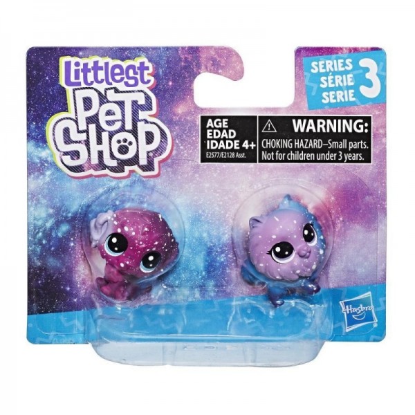 Hasbro Littlest Pet Shop Kosmiczne Zwierzaki dwupak Psy E2128 E2577
