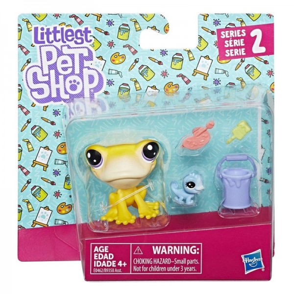 Hasbro Littlest Pet Shop Para zwierzaków Żaba i Kameleon B9358 E0462