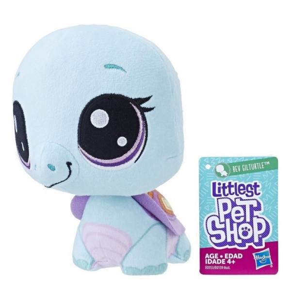 Hasbro Littlest Pet Shop Pluszowe zwierzaki BEV GILTURTLE E0139 E0353