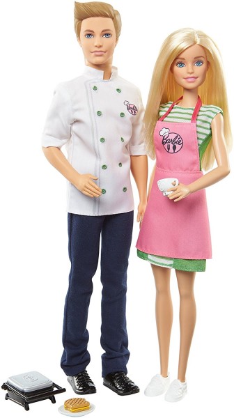 Mattel Barbie Zestaw Lalek Barbie i Ken w Kuchni FHP64