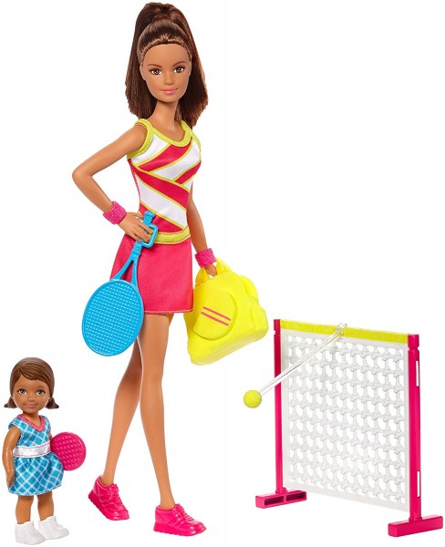 Mattel Barbie Zestaw Sportowy 2-pak Tenisistki DVG13 DVG15