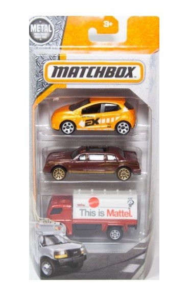 Mattel Matchbox Małe Samochodziki Trzypak C3713 DJY17