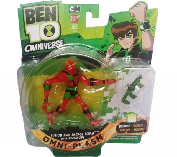 Bandai Ben 10 Omniverse Figurka 10 cm z Mini Figurką Fusion NRG Energy 36020 32606