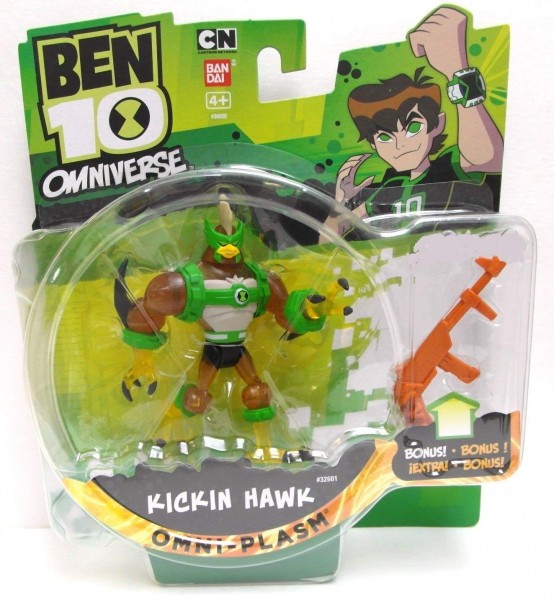 Bandai Ben 10 Omniverse Figurka 10 cm z Mini Figurką Kickin Hawk 36020 32601