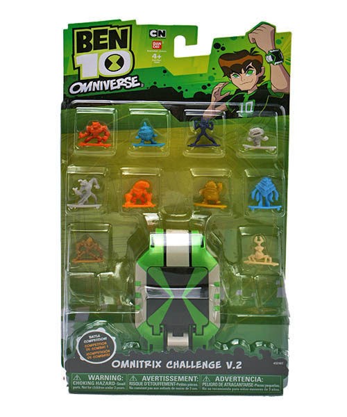 Bandai Ben 10 Zegarek Omnitrix Challenge V2 10 Minifigurek 32407 32405