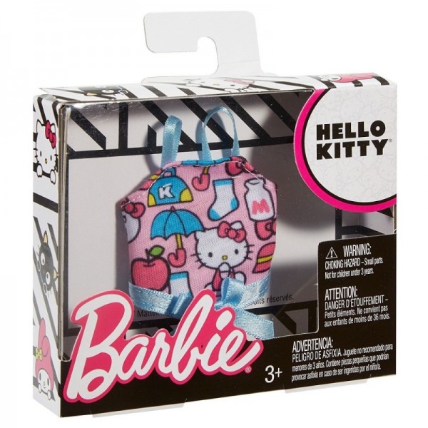 Mattel Barbie Hello Kitty różowy top FLP40 FLP42