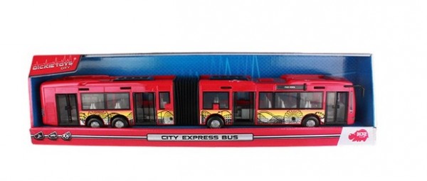 Dickie Autobus City Express 46 cm Czerwony 203748001