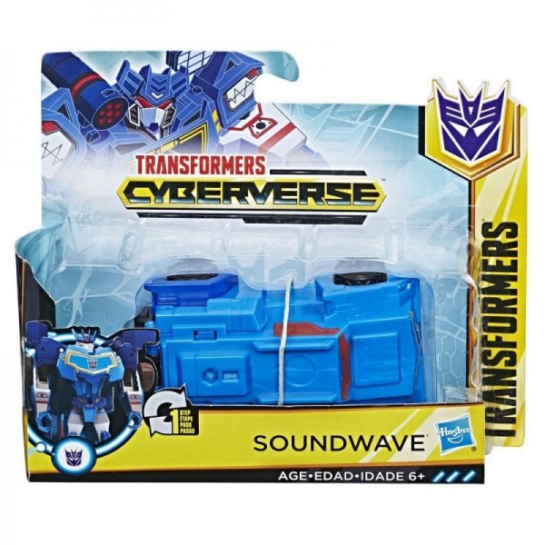 Hasbro Figurka Transformers Cyberverse 1-krok - Soundwave E3522/E3524