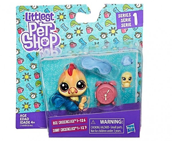 Hasbro Littlest Pet Shop Para Zwierzaków Kogucik i Kurczaczek B9358 C1169
