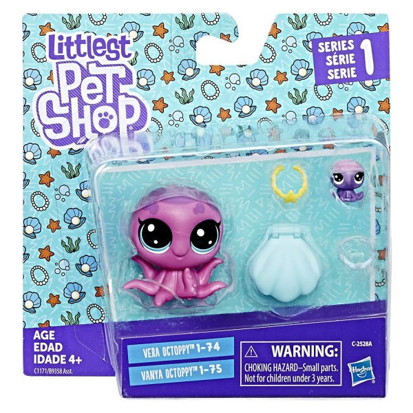 Hasbro Littlest Pet Shop Para Zwierzaków Ośmiorniczki B9358 C1171
