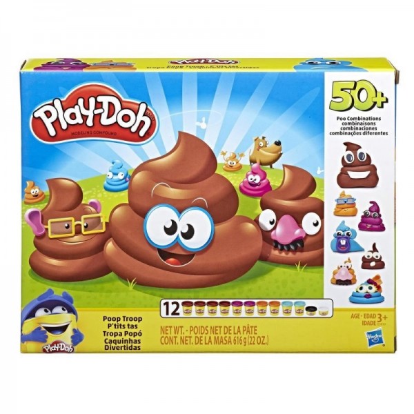 Hasbro Play-Doh Masa plastyczna POOP TROOP E5810