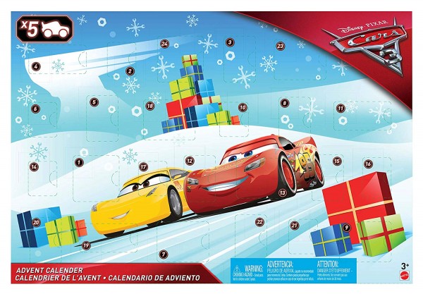 Mattel Cars Kalendarz Adwentowy Mikroauta FGV14