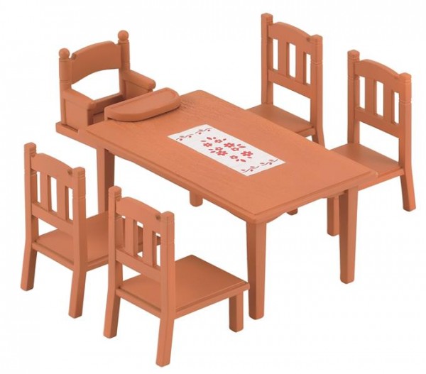 Sylvanian Families Meble Zestaw do jadalni - stół i krzesła