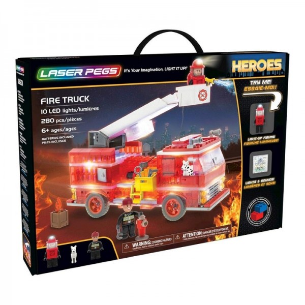 Laser Pegs Klocki Fire Truck 18601
