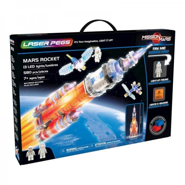 Laser Pegs Klocki Mars Rocket 18000