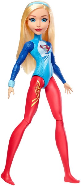 Mattel DC Super Hero Girls Lalka Gimnastyczka Supergirl FJG62 FJG64