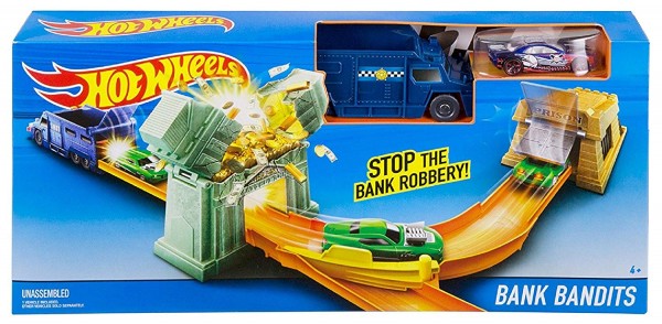 Mattel Hot Wheels Napad na Bank DNR74 DNR75