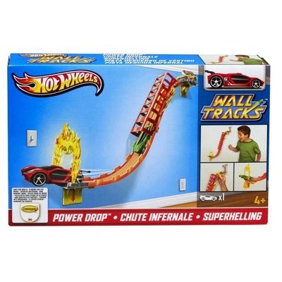 Mattel Hot Wheels Tory Ścianowce Power Drop X9316 X9317